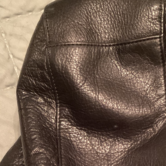 BAGGU deadstock black leather medium crescent bag - Picture 2 of 11